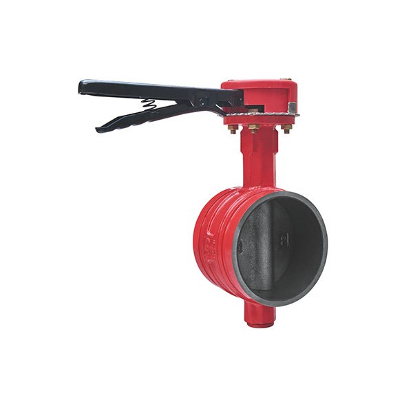 手柄溝槽消防信號(hào)蝶閥