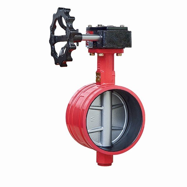 蝸輪溝槽消防蝶閥